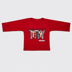 Baby Boys Jersey 2 Piece Tracksuit Set – Printed Full Sleeve T-Shirt & Trouser
