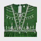 14 August Baby Girl Dress | 3-Piece Embroidered Azadi Suit (1-4 Yrs)