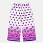 Girls Digital Printed Chiffon Suit – Pink Purple Floral Kids Outfit| Lamtar Kids