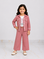Girls 2.5 Piece Imported Jersey Suit – Princess Printed Outfit