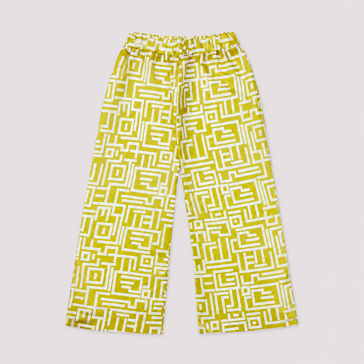 Girls Mustard Yellow Digital Printed Chiffon 3 Piece Suit | Lamtar Kids