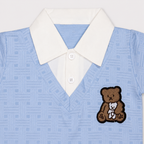 Boys Bear Design 2 Piece Set – Premium Jersey Casual Outfit | Lamtar Kids