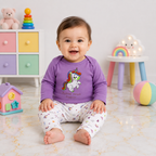 Newborn Baby Unicorn 2-Piece Set | 0-6 Month
