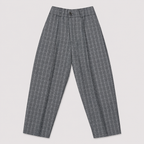 Boys 5-Piece Checkered Tuxedo Suit – Blazer, Waistcoat, Shirt, Trouser & Tie