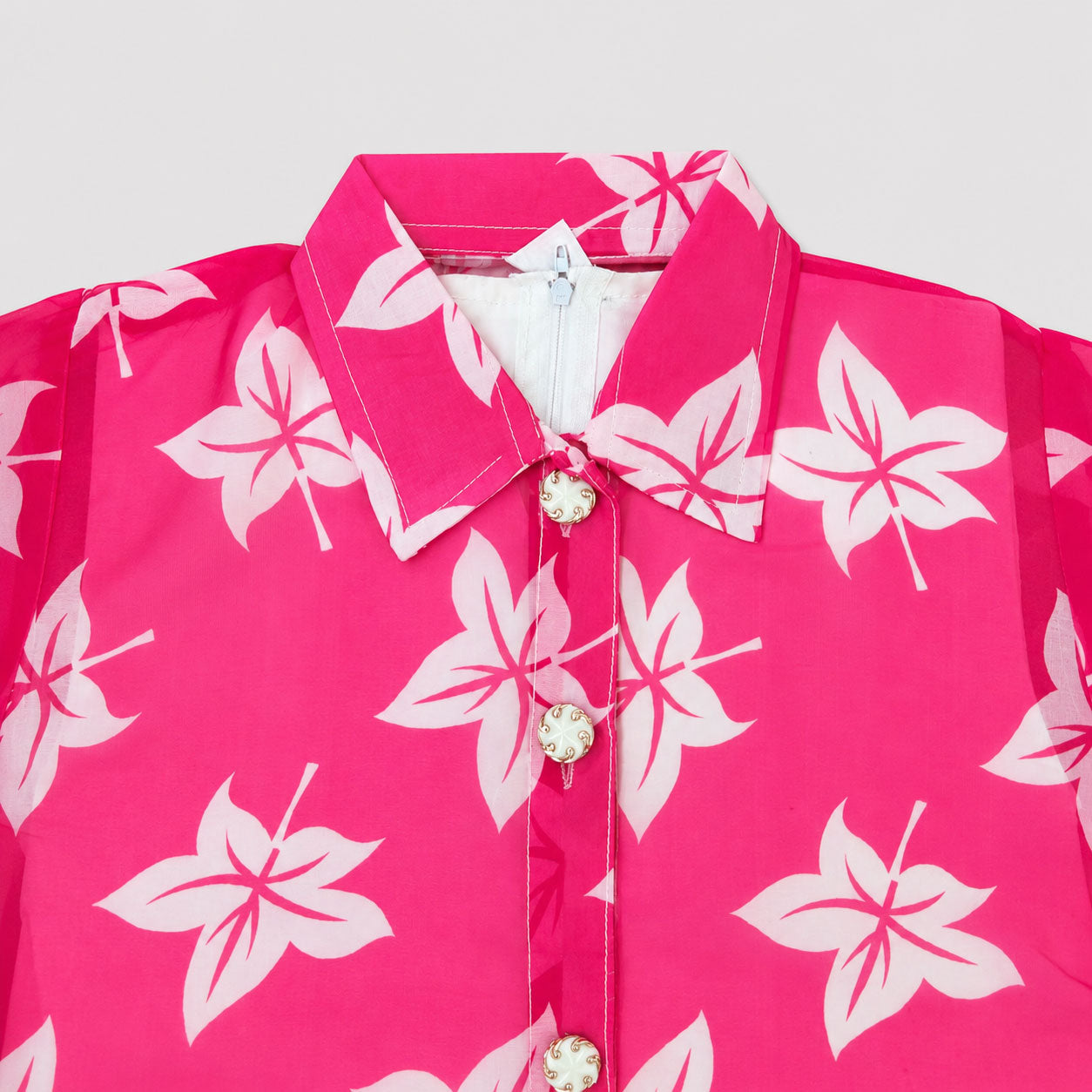 Girls Pink Ombre Digital Printed Chiffon 3 Piece Suit | Lamtar Kids