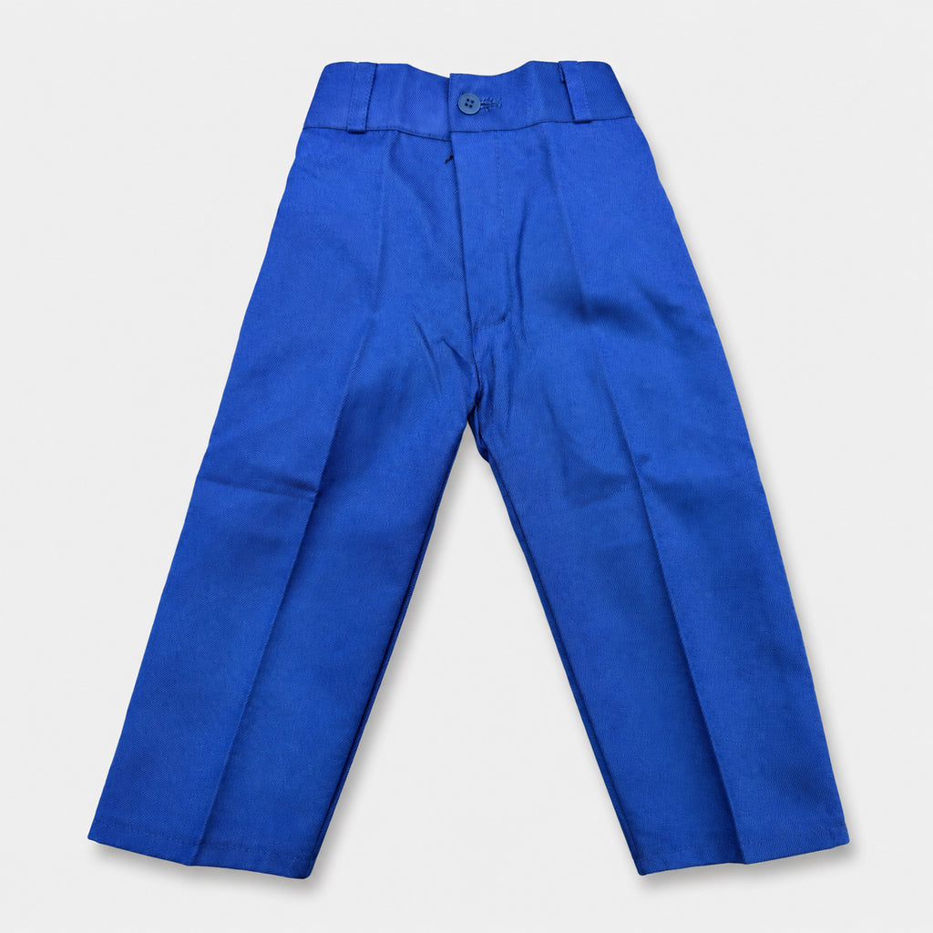 Boys Royal Blue Waistcoat Suit 3 Piece – 2-6 Years