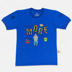Boys Jersey Short Suit – Royal Blue & Black 2 Piece Summer Set