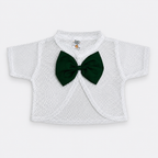 Girls 3 Piece Fancy Jersey Set – Green White – Size 2-5 Years