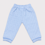 Boys Pre-Winter 2 Piece Bear Printed Sweatshirt & Jogger Set – Textured Warm Outfit