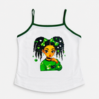 Girls 3 Piece Fancy Jersey Set – Green White – Size 2-5 Years