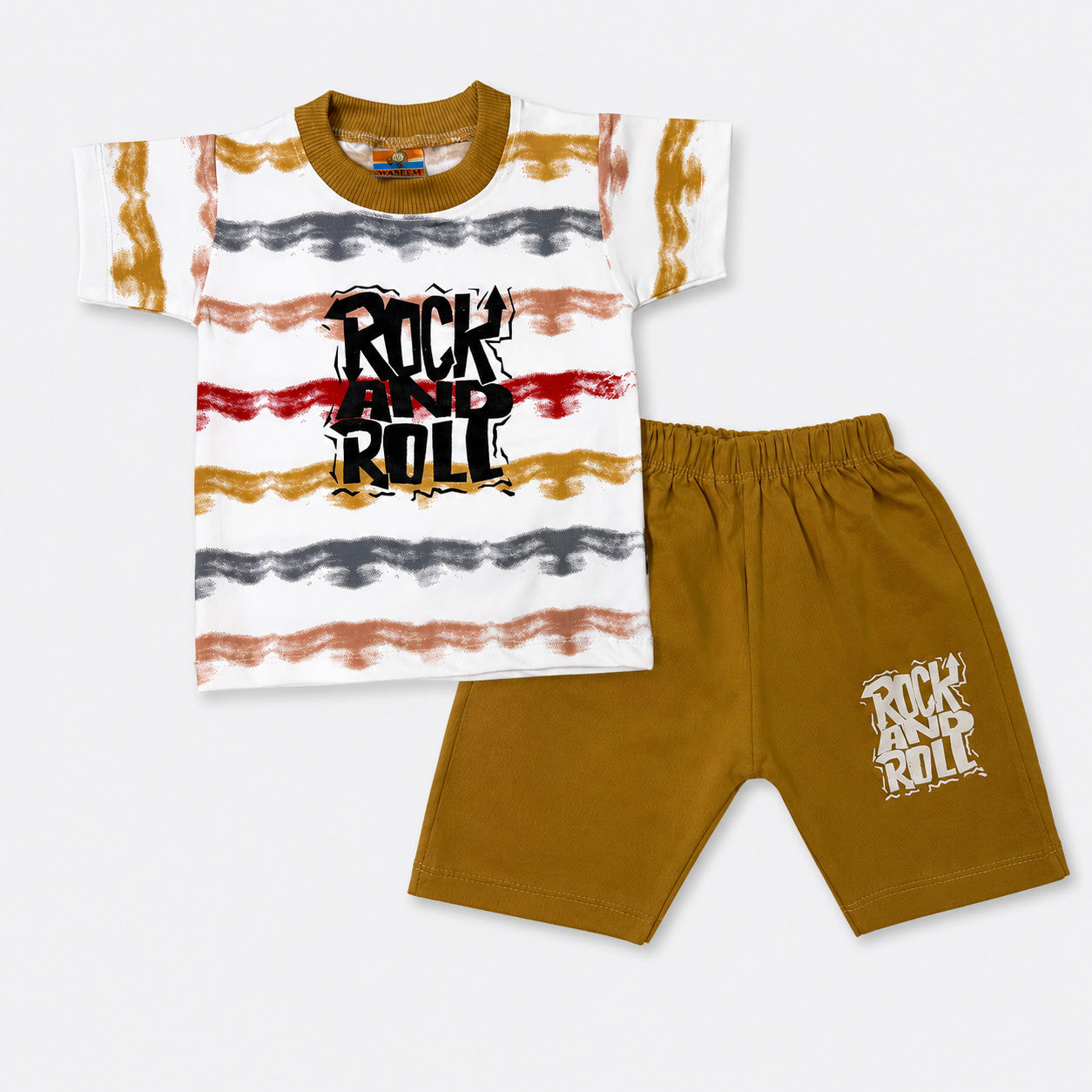 Baby Boys Jersey T-Shirt & Short Set 6-18 Months – Rock & Roll Summer Outfit