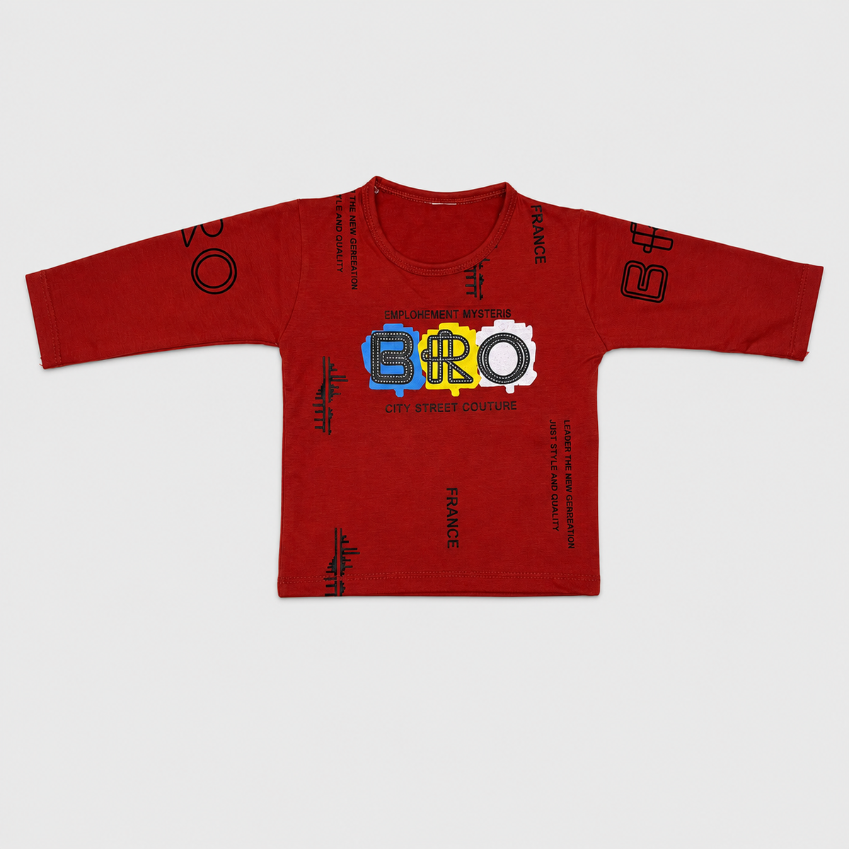 Boys Jersey T-Shirt with Jeans 2 Piece Set – Printed Casual Denim Outfit