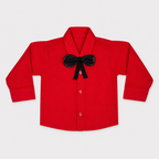 Boys 5-Piece Black Formal Suit Set – Blazer, Waistcoat, Shirt & Pant