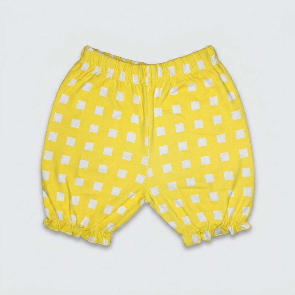 BABY GIRL 2-PIECE CHECKERED FINE JERSEY OUTFIT (1-2 YEARS) - AVAILABLE IN 2 COLORS