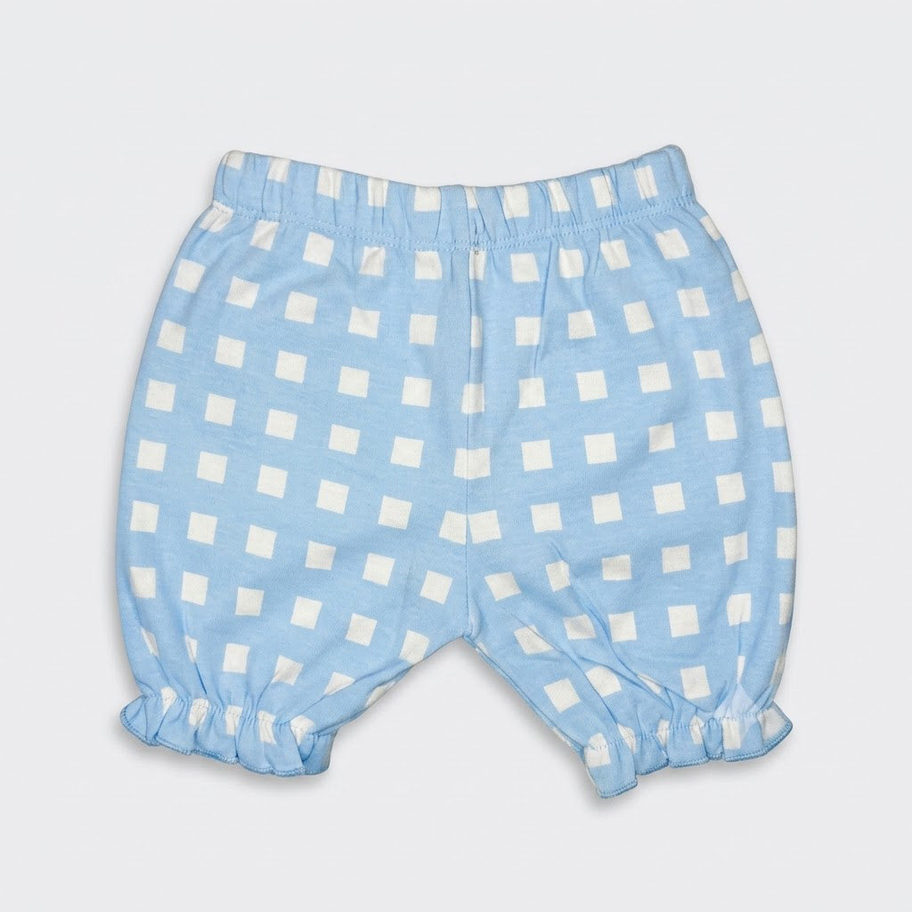 BABY GIRL 2-PIECE CHECKERED FINE JERSEY OUTFIT (1-2 YEARS) - AVAILABLE IN 2 COLORS