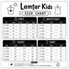Boys 4 Piece Premium  Black Coat Pant Suit – 4-7 Years