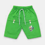 Boys 14 August Independence Day Jersey T-Shirt & Shorts Set – Green Pakistan Print Outfit – Size 1-4 Years