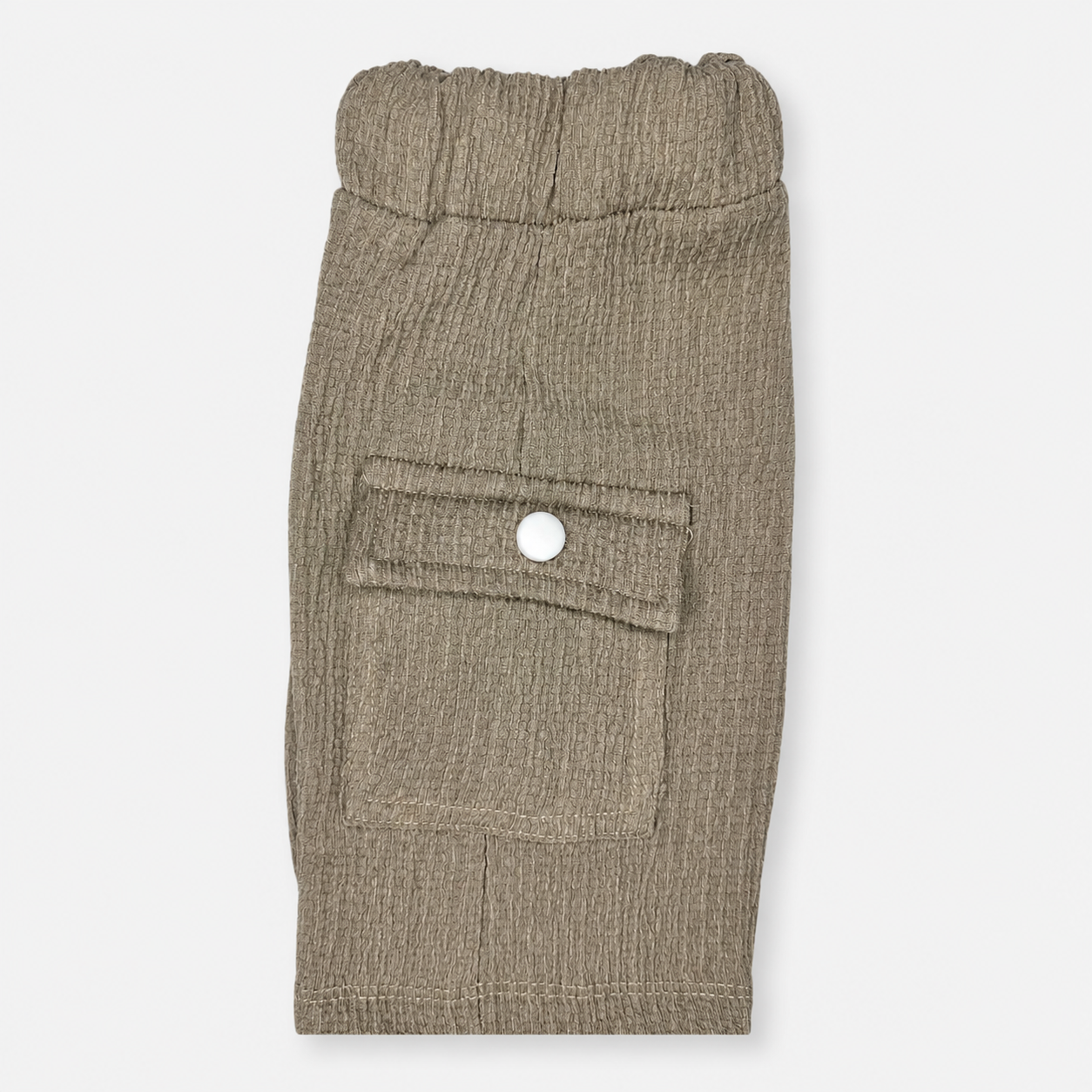 Baby Boy Imported Jersey Textured Short Suit – Skin Color