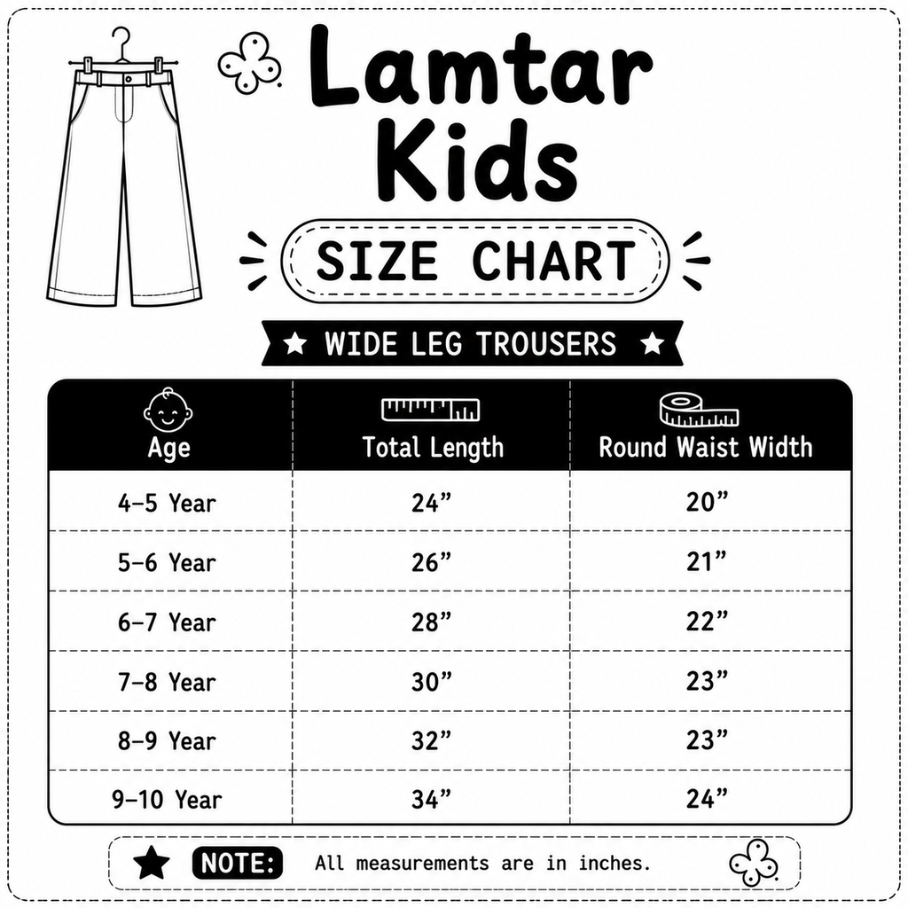 Kids Plain Wide-Leg Drawstring Pants | Comfortable Casual Trousers Unisex