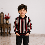 Boys Striped Polo Shirt