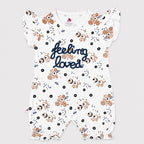 Pack of 3| Baby Girls Fine Jersey Romper| 0-9 Months – Newborn Summer Wear