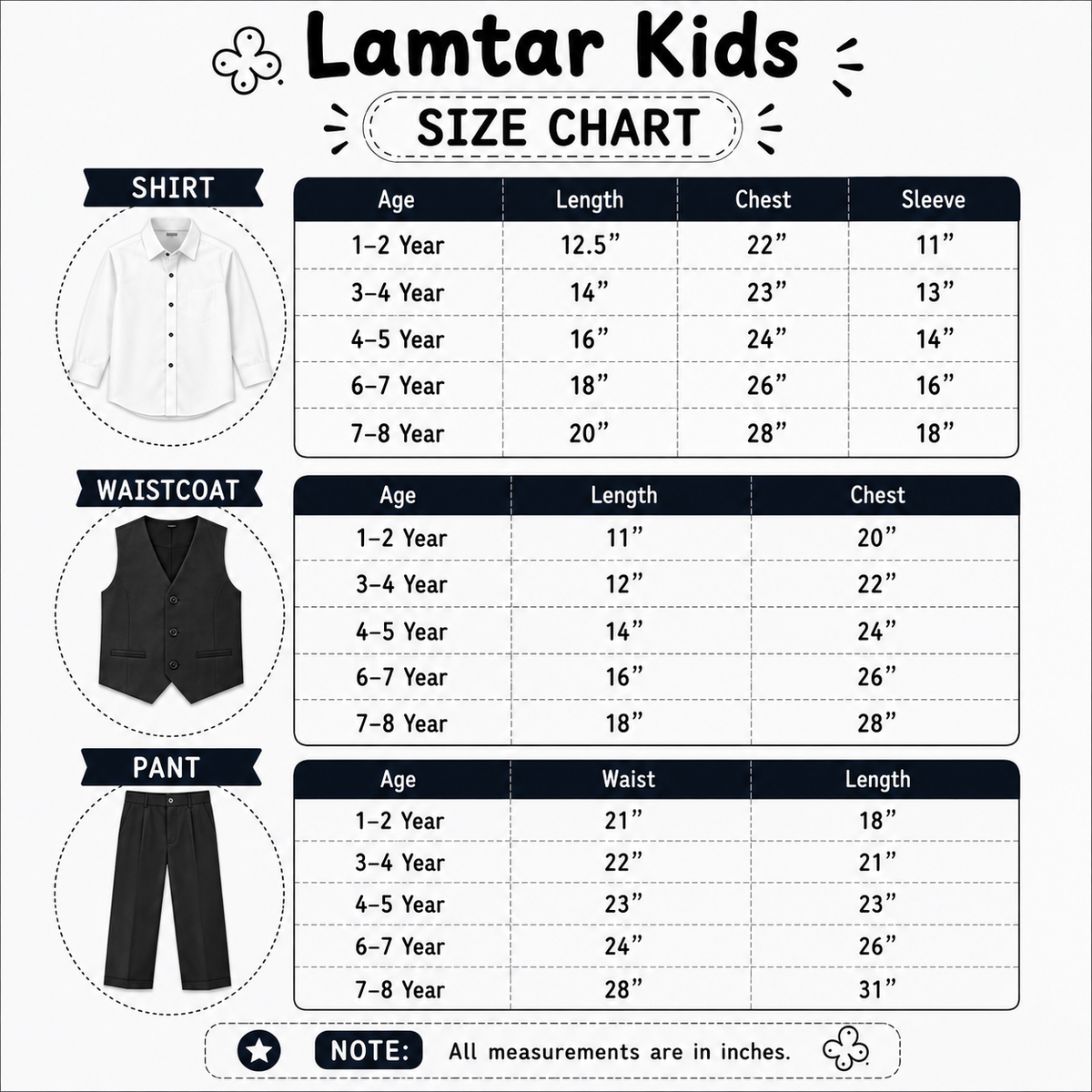 Boys 4-Piece Premium Waistcoat Suit for Kids | Shirt, Waistcoat, Pant & Bow Tie