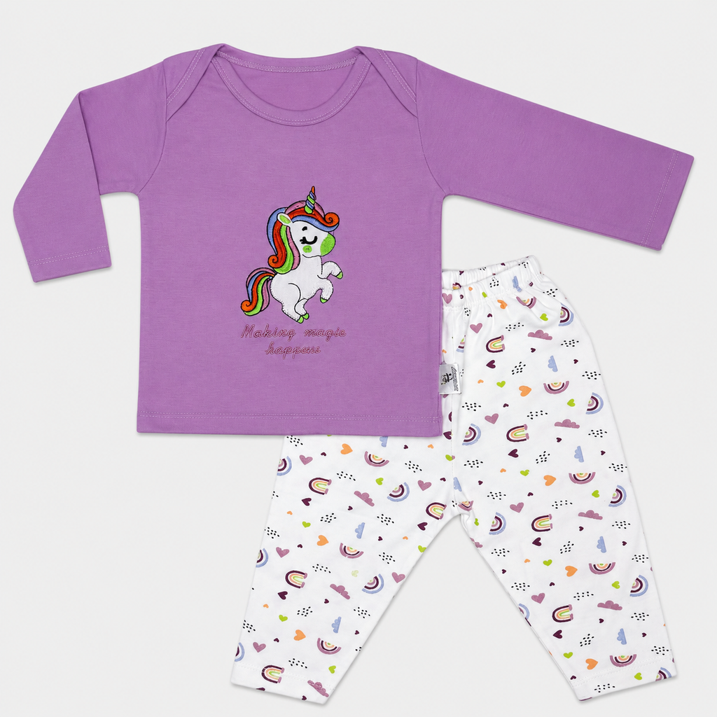 Newborn Baby Unicorn 2-Piece Set | 0-6 Month