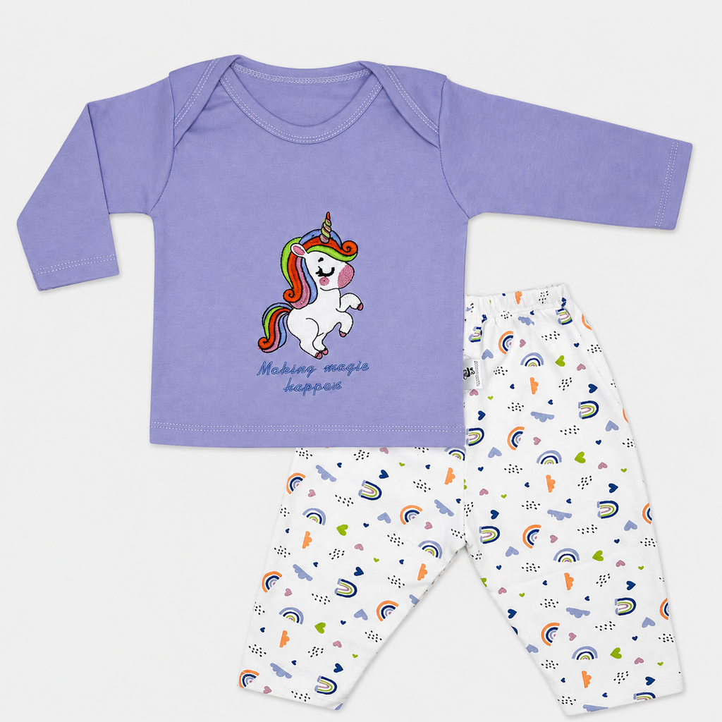 Newborn Baby Unicorn 2-Piece Set | 0-6 Month