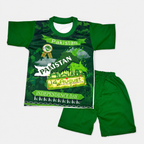 Boys 14 August Pakistan Map Jersey T-Shirt & Shorts Set – 1-4 Years