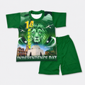 Boys Independence Day Lion Print Jersey Short Suit – 1-4 Years