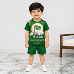 Boys Independence Day Jersey T-Shirt & Shorts Set – 1-4 Years