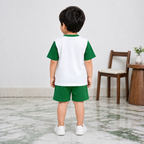 Boys Independence Day Lion Print Jersey Short Suit – 1-4 Years