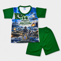 Boys Pakistan Navy 14 August Jersey Short Suit – 1-4 Years