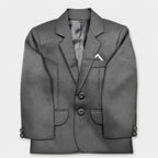 Boys 4 Piece Premium  Black Coat Pant Suit – 4-7 Years