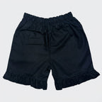 BABY GIRL 2-PIECE FINE JERSEY OUTFIT (EMBELLISHED TOP & RUFFLE SHORTS) 1-2 YEARS - AVAILABLE IN 2 COLORS