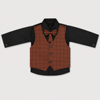 Boys 5 Piece Tuxedo Suit – Formal Party & Wedding Wear for Kids