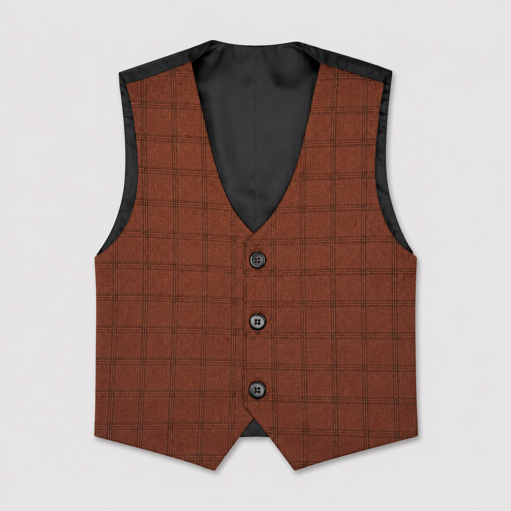 Boys 5 Piece Tuxedo Suit – Formal Party & Wedding Wear for Kids