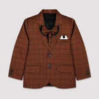 Boys 5 Piece Tuxedo Suit – Formal Party & Wedding Wear for Kids