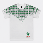 Boys 14 August Jersey Suit with Cap – Green & White Independence Dress