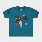Boys Jersey Short Suit – Teal Green Black 2 Piece Summer Set | Lamtar Kids
