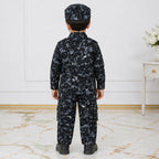 Boys Cotton Commando Suit 1-4 Years – Army Camouflage Shirt, Trouser & Cap Set