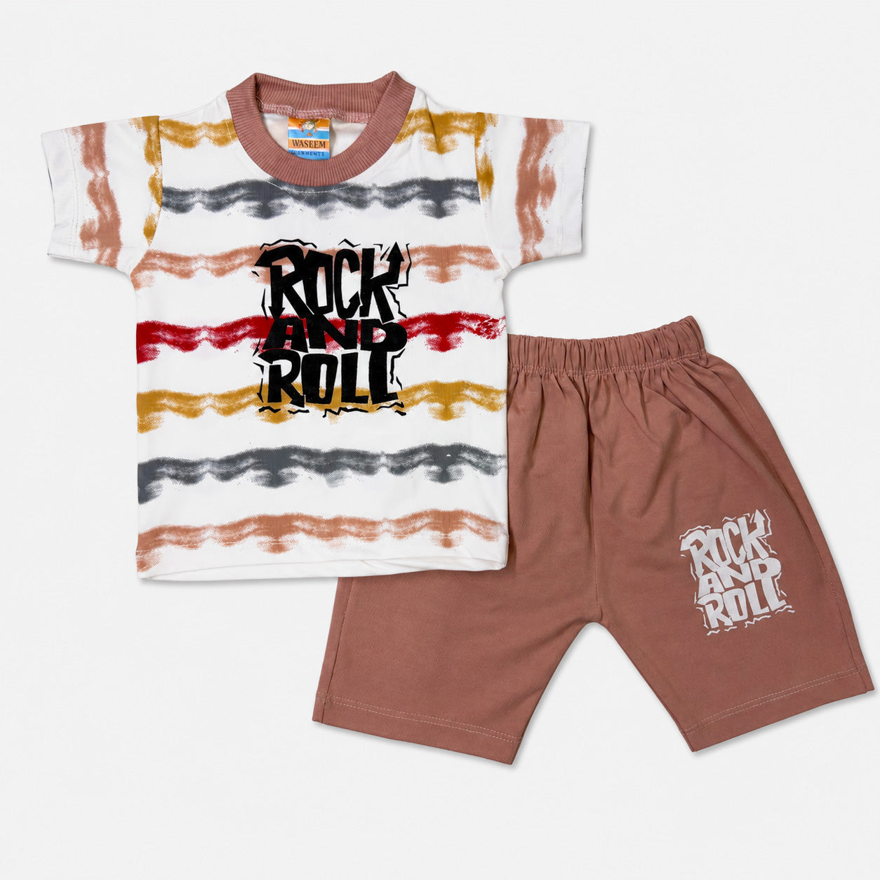 Baby Boys Jersey T-Shirt & Short Set 6-18 Months – Rock & Roll Summer Outfit