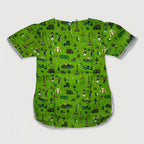 14 August Special: Baby Girl 3-Piece Cotton Azadi Suit (Printed Kurti, Trouser & Dupatta)