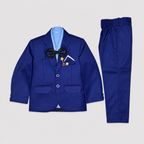 Boys 5-Piece Royal Blue Formal Suit | Blazer, Pant & Shirt