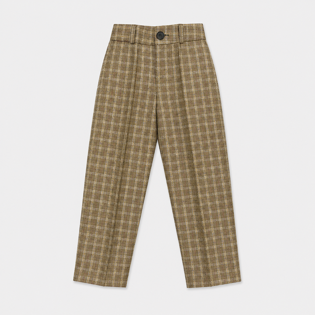Boys Checkered 5-Piece Tuxedo Suit – Premium Formal Wear