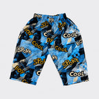 Blue Graphic Printed Linen Boys Co-Ord Set 1 To 4 Years | Lamtar Kids