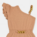 Girls Imported Jersey One Shoulder Jumpsuit –  Fancy Outfit | Lamtar Kids
