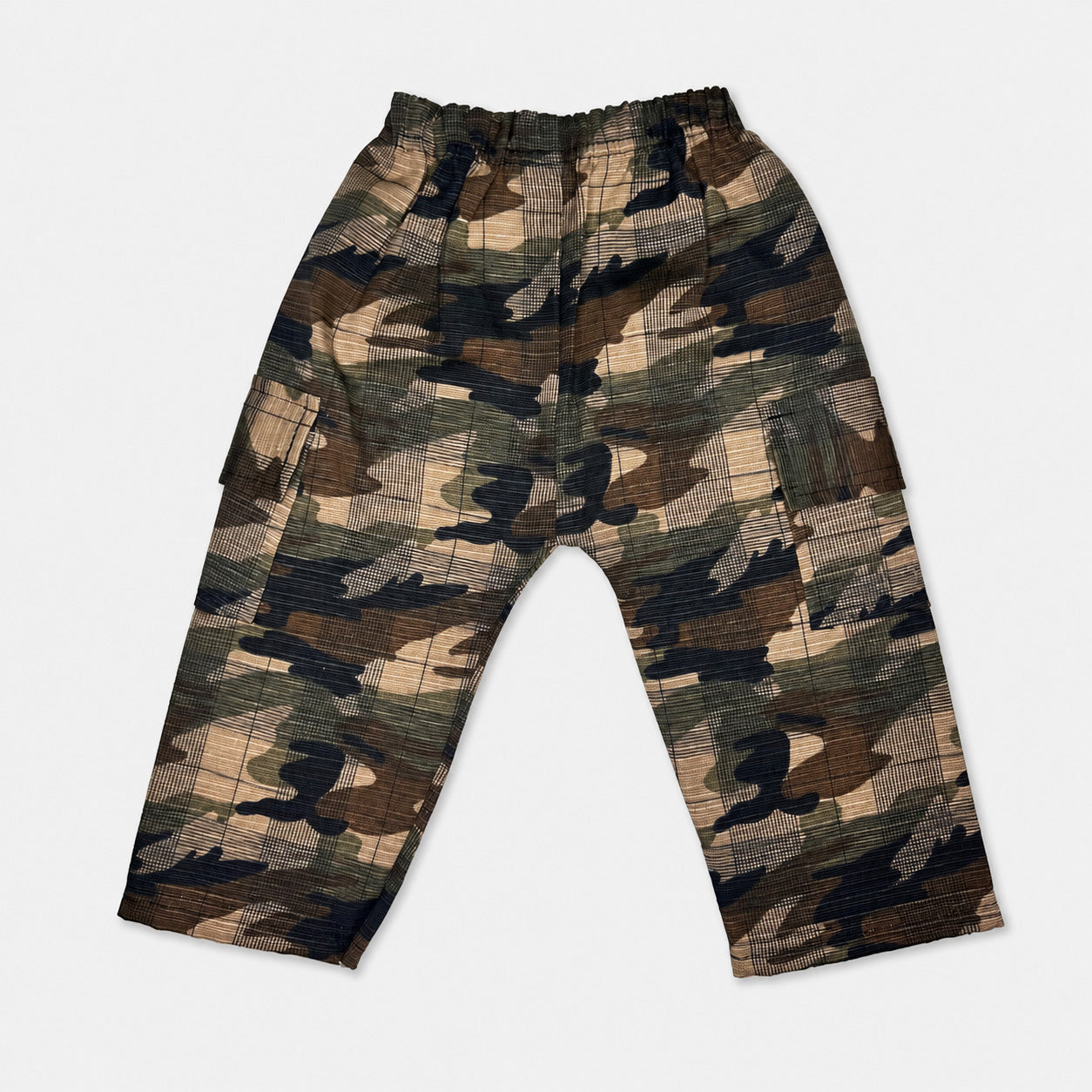 Boys Cotton Commando Suit 1-4 Years – Army Camouflage Shirt, Trouser & Cap Set