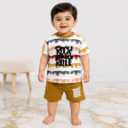 Baby Boys Jersey T-Shirt & Short Set 6-18 Months – Rock & Roll Summer Outfit
