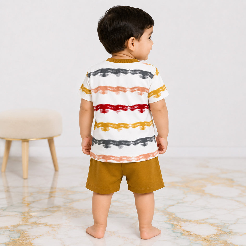 Baby Boys Jersey T-Shirt & Short Set 6-18 Months – Rock & Roll Summer Outfit